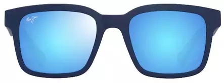 Maui Jim Opiopio - Matte Dark Blue Frame with Blue Hawaii Lens - Plastlinser - 603429079536 - 2