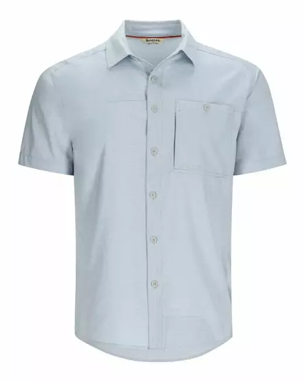 Simms Challenger SS Shirt Steel Blue - Skjorter - 694264642566 - 2