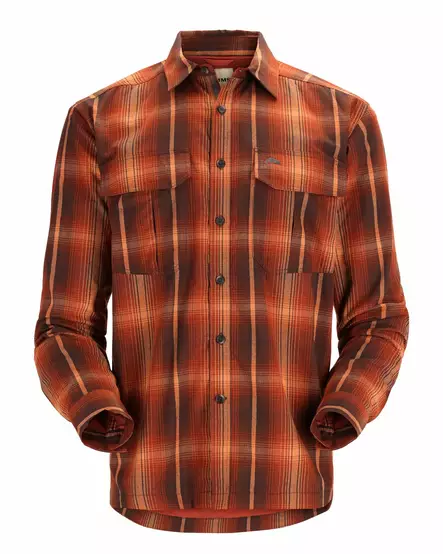 Simms Coldweather Shirt Hickory Clay Plaid -huppari - Skjorter - 694264578346 - 1