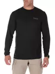 5.11 Triblend Legacy L/S Tee Black Htr - Taktiske trøjer - 888579358346 - 1