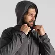 Craghoppers Ms NosiLife Deft Hooded Jacket Black Pepper Marl - Mellemlagjakker - 5063260000666 - 7