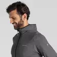 Craghoppers Ms NosiLife Deft Hooded Jacket Black Pepper Marl - Mellemlagjakker - 5063260000666 - 6