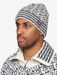 Devold Svalbard Wool Beanie Offwhite/anthracite - Huer - 7028567702246 - 2