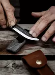 Marttiini Sharpening Stone with Leather Sheath - Øvrigt friluftsudstyr - 6416885846666 - 2