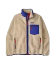 Patagonia M´s Classic Retro-X Jacket Dark Natural w/Cobalt Blue - Fleecetrøjer - 199346037136 - 1