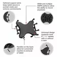 RAM Universal X-Grip 9" - 10" - RAM Mounts, B-størrelse - 793442935916 - 5