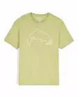 Simms Trout Outline T-Shirt Tent Green - T-shirts herre - 694264694466 - 1