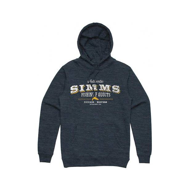 Simms Working Class Hoody Navy Heather #M - Hættetrøjer - 694264491836 - 1
