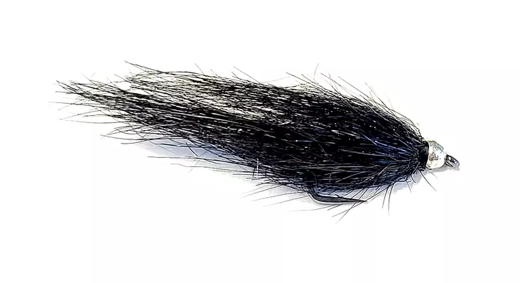 Bead Head Supertinseli Black -streameri - Streamers og leech - 8859202536686 - 10