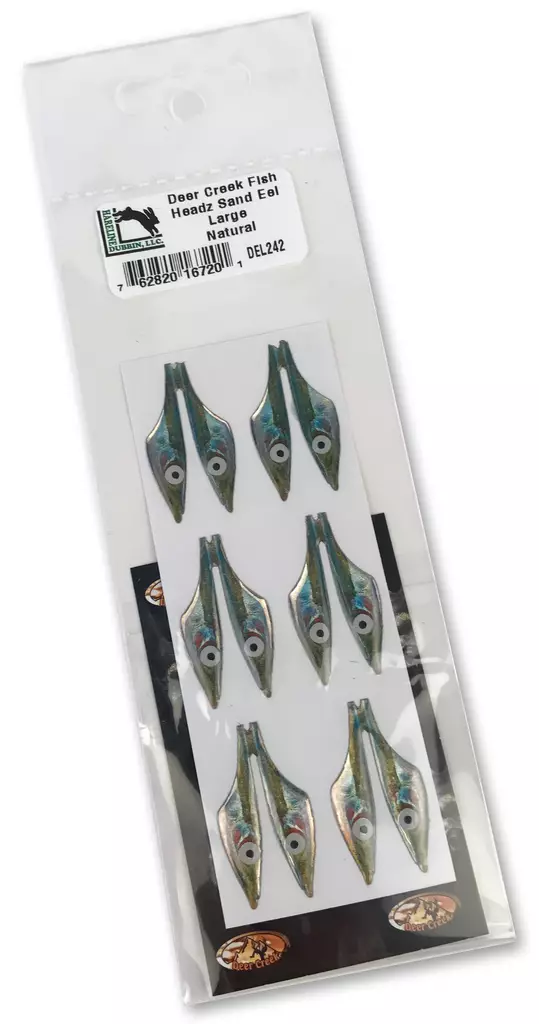 Fish Headz Sand Eel Natural - Øvrige bindingstilbehør - 762820167186 - 1