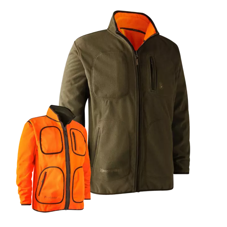 Deerhunter Gamekeeper Reversible Fleece Jacket - Herrernes jagtjakker - 5702827190456 - 1