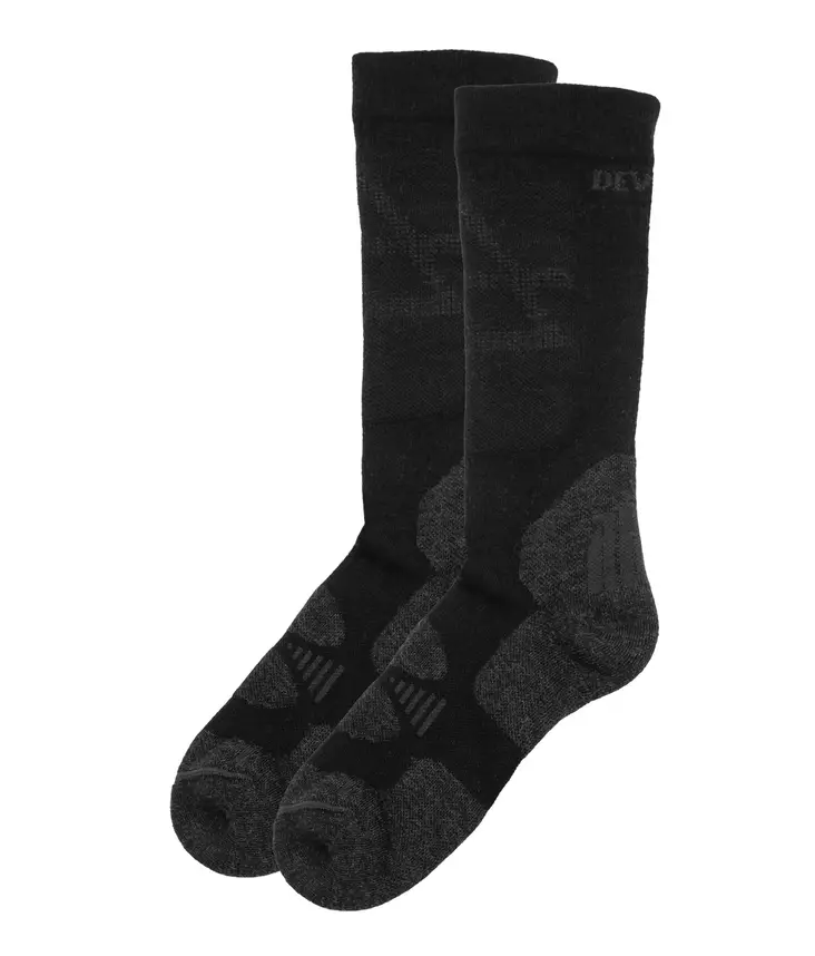 Devold Cross Country Merino Sock Black - Buffs og andre - 7028567761526 - 1