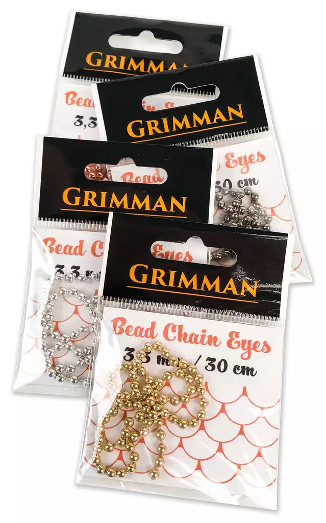 Grimman Bead Chain Eyes 3,3mm Metallic - Vægtbriller - 11808016 - 1