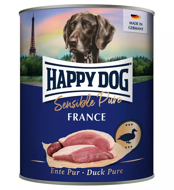 Happy Dog Sensible Pure France 400g - Happy Dog Sensible Pure -kødfoder - 02746 - 1