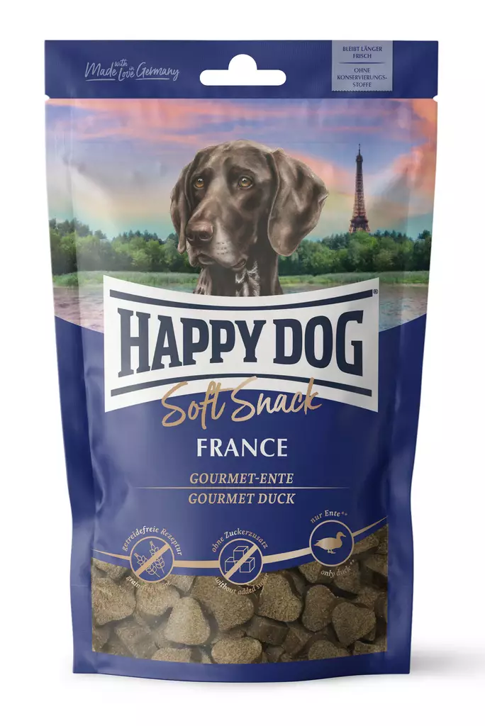 Happy Dog Soft Snack France 100g - Happy Dog Snack -træningsgodbidder - 60686 - 1