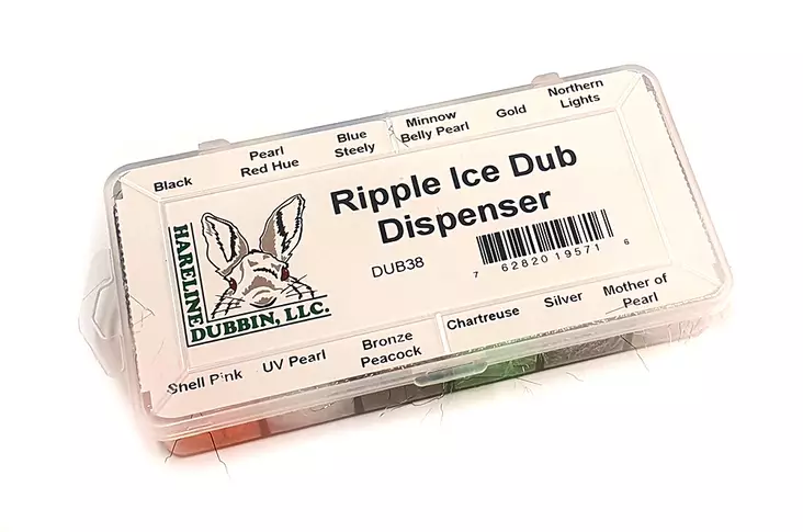 Hareline Ripple Ice Dub Dispenser - Dubbing sortimentsæt - 762820195716 - 1