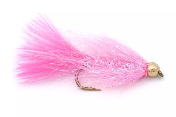 Hot Pink Leech Tungsten Beadhead - Streamers og leech - 8859202532206 - 1