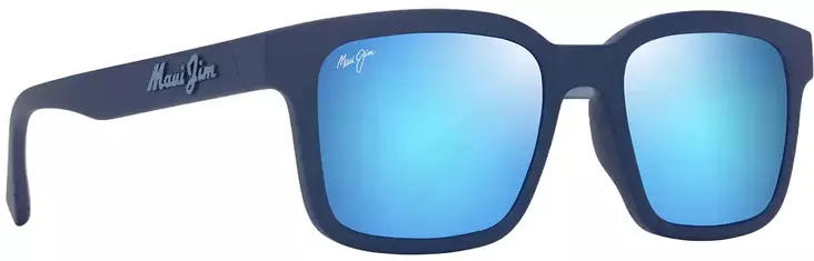 Maui Jim Opiopio - Matte Dark Blue Frame with Blue Hawaii Lens - Plastlinser - 603429079536 - 1