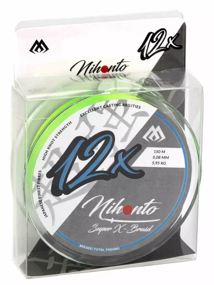 Mikado Nihonto Super-X 0,10mm 150m Yellow - Fletteliner - 5900637123026 - 1