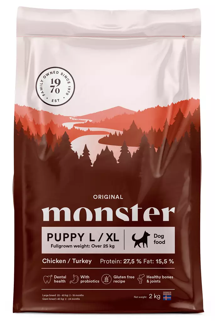 Monster Dog Original Puppy L/XL - Monster - hundefoder - 7350040124536 - 1