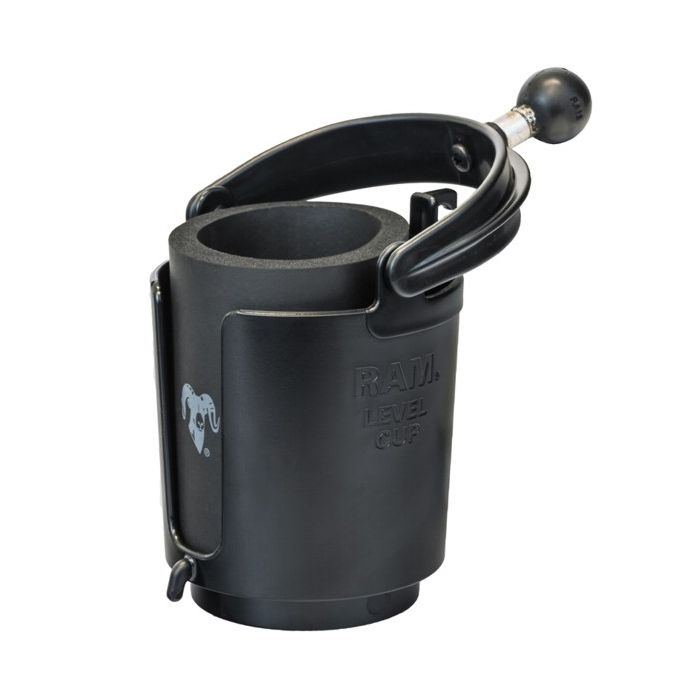 RAM Level Cup Holder With B Ball - RAM Mounts, B-størrelse - 793442950926 - 1
