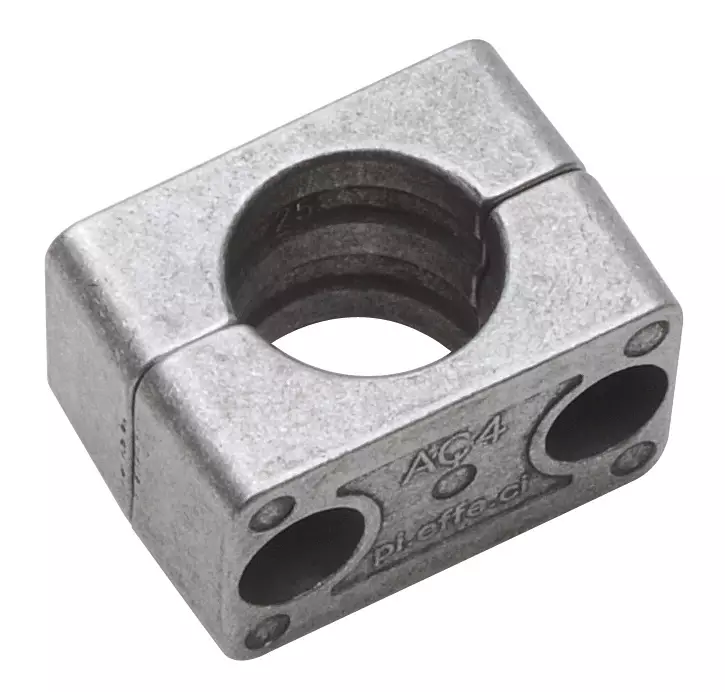 Roster Aluminium Rail Mount U116 22mm - Stangholdere - 6417512541756 - 1