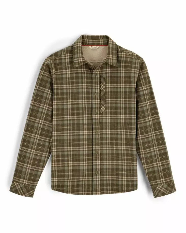 Simms Coldweather Shacket Schooner Plaid: Loden - Øvrige jakker - 694264695586 - 2