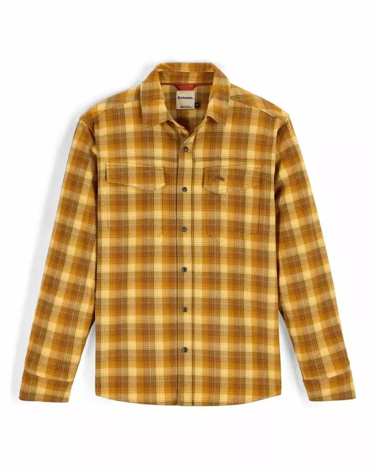 Simms Gallatin Flannel Shirt Kennebec Plaid: Sandbar - Skjorter - 694264694206 - 2