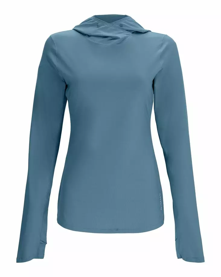 Simms Womens BugStopper SolarFlex Hoody Neptune - Hættetrøjer - 694264649756 - 1