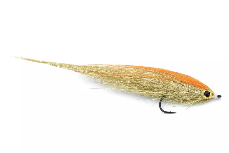 Supertinseli Gold/Orange Streamer - Streamers og leech - 8859202532886 - 1