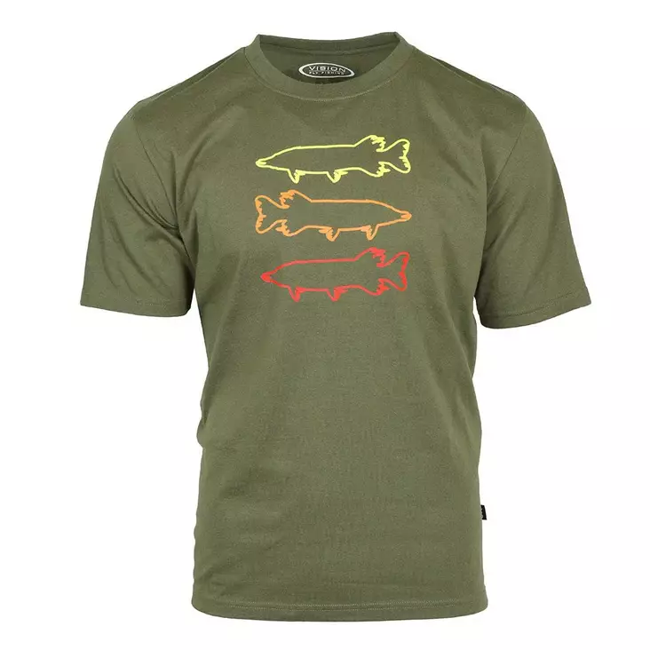 Vision Pike T-shirt Olive - T-shirts herre - 6417512845496 - 1