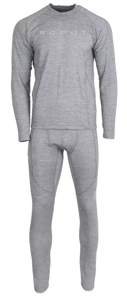 Vision Scout Merino Bamboo Set Grey - Undertrøjer - 6417512842846 - 1