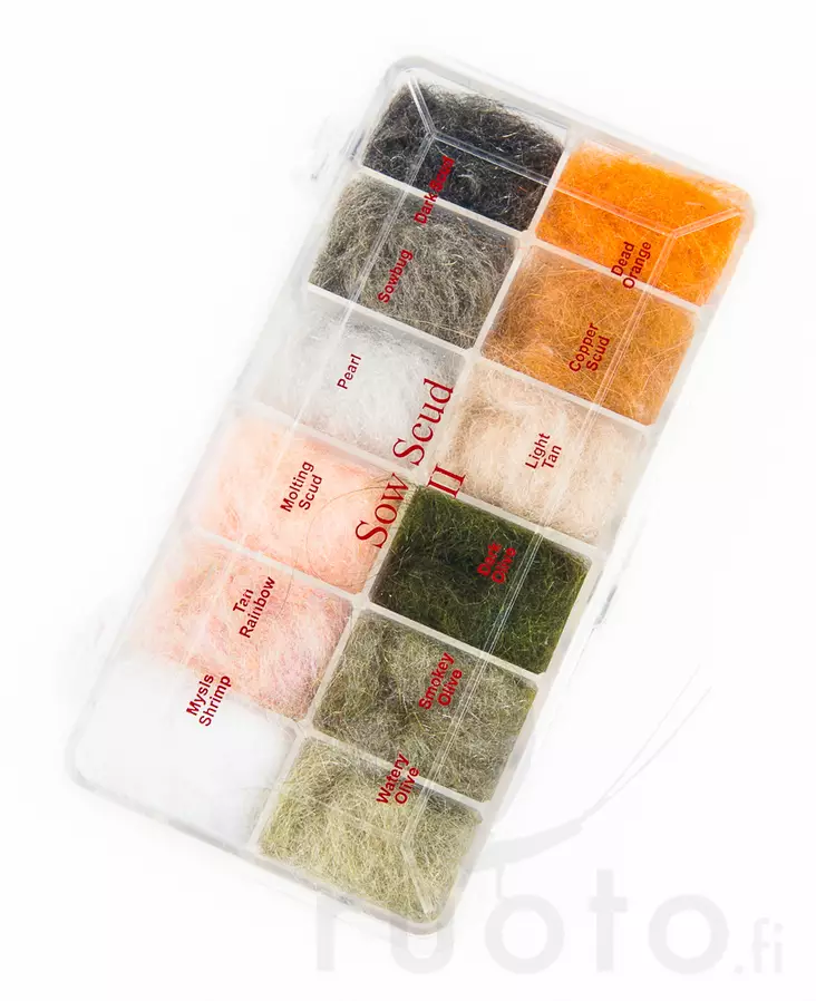 Wapsi Sow Bug And Scud Dub Dispenser II -dubbinglajitelma - Dubbing sortimentsæt - 053526352016 - 1