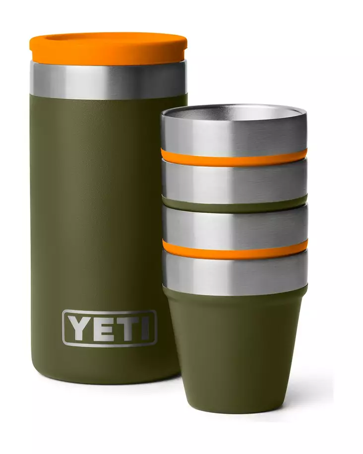 YETI SHOT GLASSES & CASE OLIVE/KCO - Termoflasker og -krus - 888830628416 - 1