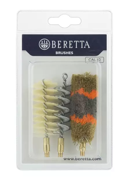 Beretta Set of 3 shotgun brushes ga 12 - Våbenrengøringssæt - 8051832216857 - 1