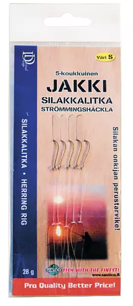 Jakki Silakkalitka 5 koukkua koko 4 - Øvrige tilbehør - 6430011651627 - 1