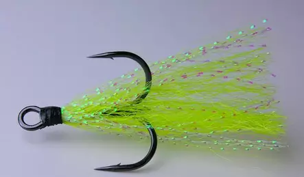 K.P UV Tail Hook FL.Yellow - Kroge - 6438239098187 - 1