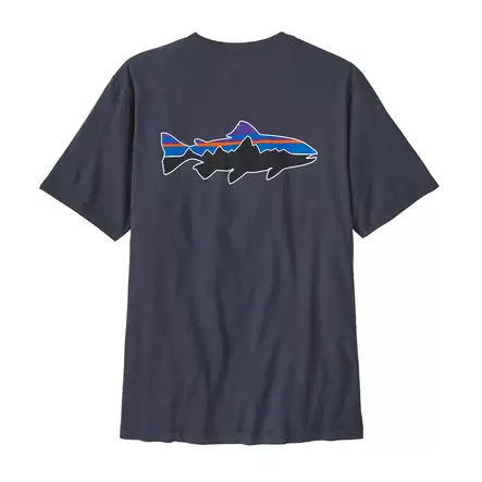 Patagonia Ms Fitz Roy Trout Tee M SMDB - T-shirts - 198077783107 - 1