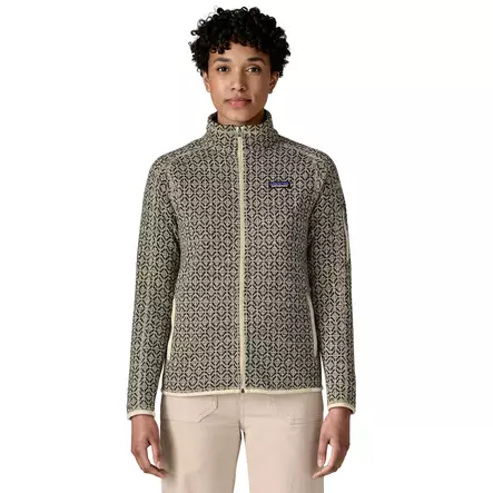 Patagonia Womens Better Sweater Jacket Scales: Natural - Mellemlagjakker - 198077355557 - 2