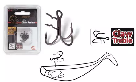 Quantum Claw Treble Hook - Kroge - 4029569247967 - 2