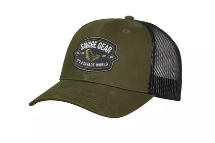 Savage Gear Badge Trucker Green - Truckere - 5706301035257 - 1