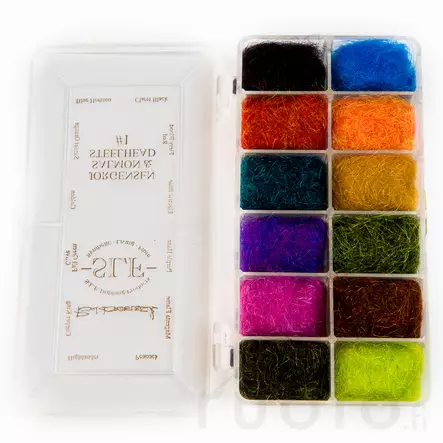 Poul Jorgensen Dispenser I - Dubbing sortimentsæt - 053526433067 - 2