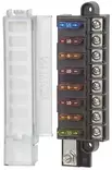 Blue Sea Systems Fuse Block ST-Blade Compact 8 Circuits with Cover - Batterier og elektrisk tilbehør - 632085050467 - 2