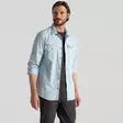 Graghoppers Ms NosiLife Adventure Long Sleeve Shirt III Niagara Blue - Skjorter - 5063260001427 - 3