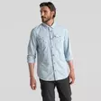 Graghoppers Ms NosiLife Adventure Long Sleeve Shirt III Niagara Blue - Skjorter - 5063260001427 - 9