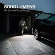NEBO DaVinci 8000 Black - Lommelygter og søgelygter - 5060945232787 - 5