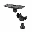 RAM Universal Marine Electronic D Mount - Short Arm - RAM Mounts, D-størrelse - 793442902277 - 2