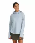Simms Womens SolarFlex Cooling Hoody Steel Blue - Hættetrøjer - 694264639337 - 3