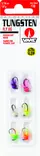Tungsten Fly Jig Kit #10 1,8gr Glow 6-pc - Mormyskaer - 043193148487 - 1