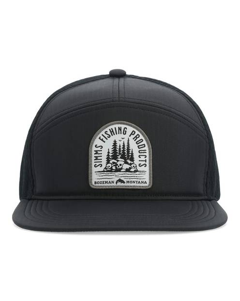 Simms 7-Panel Tech Trucker Black - Kasketter og huer - 694264598757 - 1